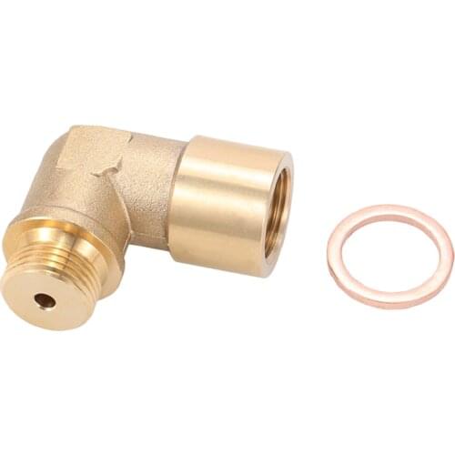 O2 Oxygen Sensor Spacer Extender Header Pipe 90 Degree Angle Kit M18 x 1.5