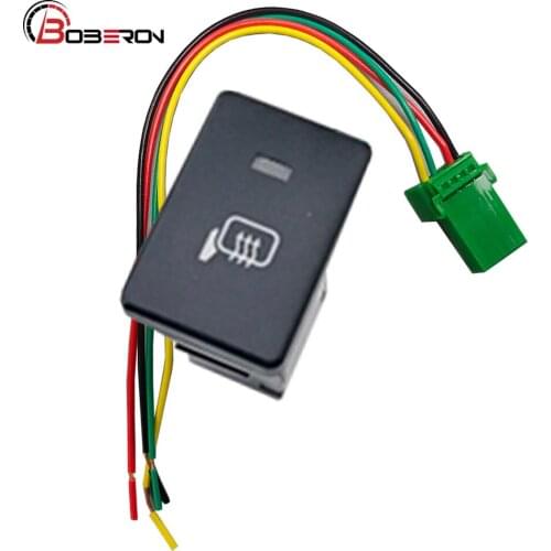 Car Rearview Mirror Heating Switch Push Button With Connection Wire For Toyota Land Cruiser 2007-2020