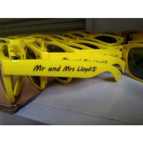 Custom sunglasses for wedding ,party,graduation,bachelor shower favors