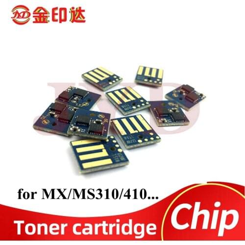 Full capacity MS317 MX317 MS417 MX417 5K Universal toner chip for Lexmark MS310 MS312 MS315 MS415 MX511 MX611 MS MX 310 410 510