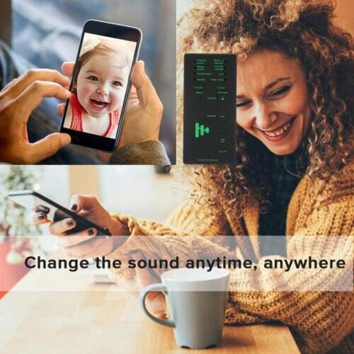 7 Type Voice Changer Computer Sound Card Voice Changer Sound Changes Device For Any Mobile Phone Computer Tablet Game Machine