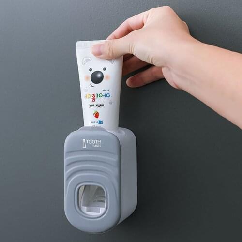 GURET Punch-Free Toothpaste Squeezer Waterproof Toothpaste Dispenser One-Hand Paste Squeezer Toilet Home Bathroom Accessories