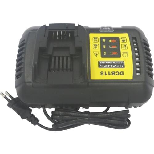 4.5A fast lithium battery Charger for Dewalt DCB118 12V/14.4V/20V/60V DCB200 DCB180 DCB181 DCB182 DCB120 litio Battery Charger