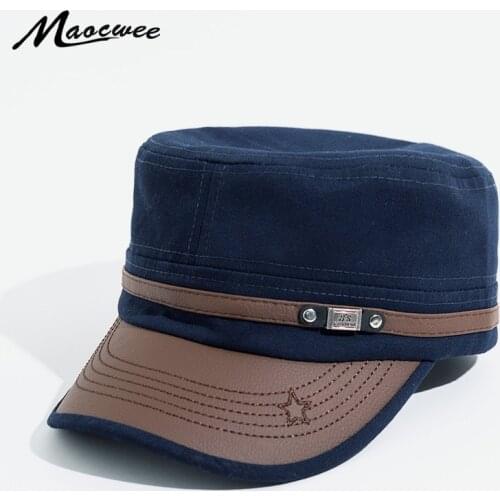 Fashion black hat cap women Casual PU flat Fedora Berets cap Spring Autumn Newsboy Hats for Women Military Hats Berets Felt Hat