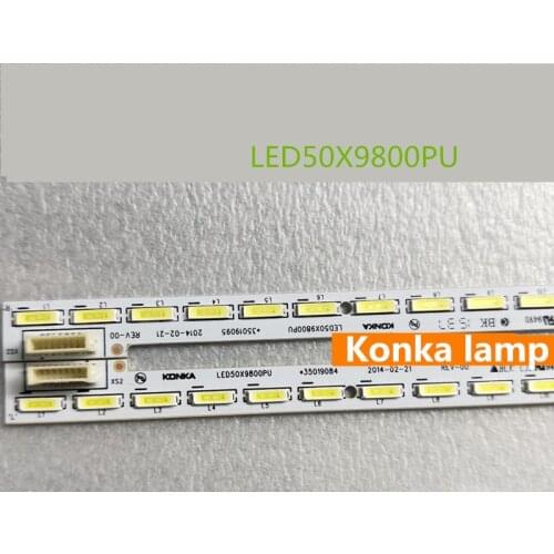 2piece/lot FOR Konka 35019084 35019095 LCD backlight strip LED50X9800PU 37025265 Left and right 540mm 56LED 100%NEW