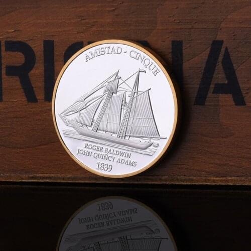 US Civil War gold silver Two color Commemorative Coins cheap wholesale die-cast metal custom coin