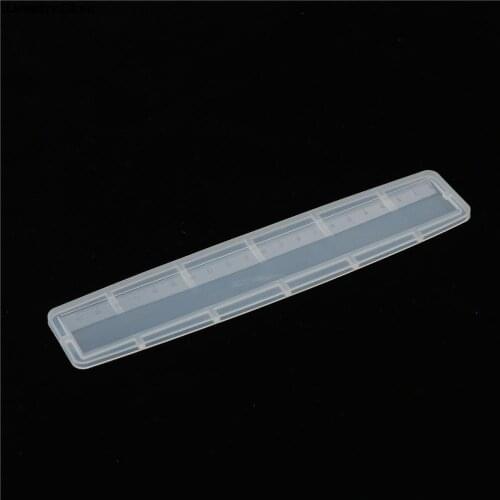 1pc Transparent Silicone Ruler Epoxy Resin Mold Decorative Craft DIY Tools 22*4.5cm