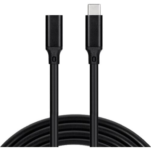 10Gbps Gen2 Type-C USB 3.1 Male to USB-C Female Extension OTG Data 100W Charging Cable Extender Cord Reversible Design 0.5m2m 3m