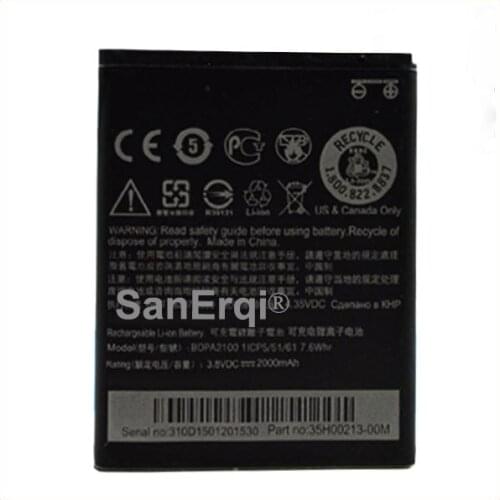 10pcs 2100mAh BOPA2100 battery for HTC Desire 310 310W D310T Smartphone
