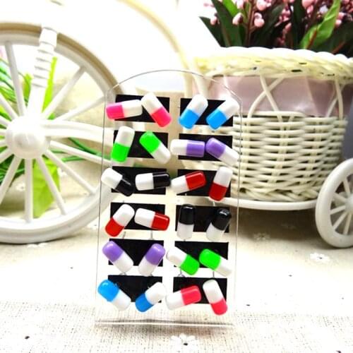 100pcs Lovely Resin Beads Mix Cute Pill for Hair Bow Center Scrapbooking Phone Deco