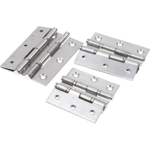 2PCS 2"3" Stainless Steel Door Hinges Cabinet Door Silent Hydraulic Hinges Furniture Hardware