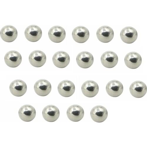 22pcs 6.35/4.763mm 3/16" 304 Stainless Bearings Balls Replace 93503-16003-00 93501-04011-00