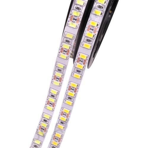 5730 5630 SMD Led Strip Light 12V 5m Not Waterproof 120LEDs/m Flexible Led Tape Lights Strips White Warm White Home Decoration