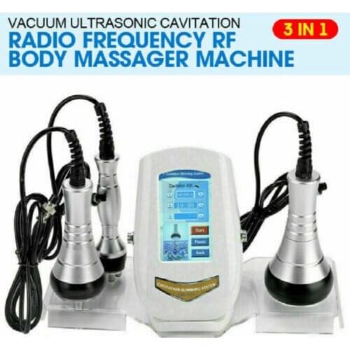 3 in 1 40KHZ Cavitation Ultrasonic Body Slimming Machine RF Device Facial Massager Skin Tighten Face Lifting Skin Care Tool