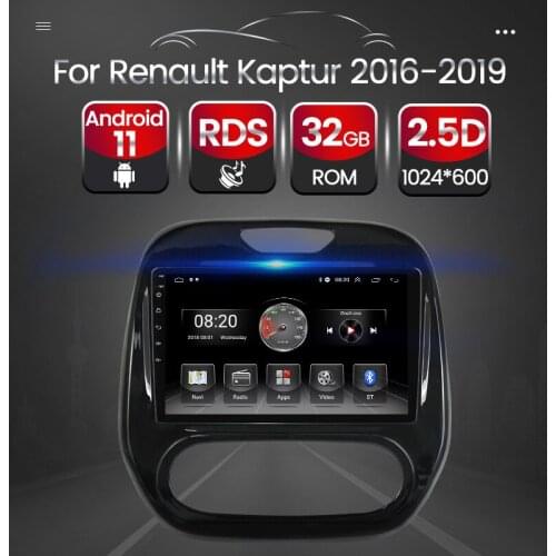 Car Multimedia GPS Navigation Radio Stereo Video Player 2din For Renault Kaptur 2016 2017 2018 2019 SWC Carplay BT WIFI Camera