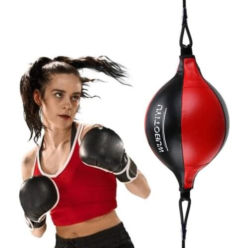 Punching Ball PU Pear Boxing Bag Reflex Speed Balls Muay Thai Punch Boxe MMA Fitness Sports Equipment Training Adults Inflatable