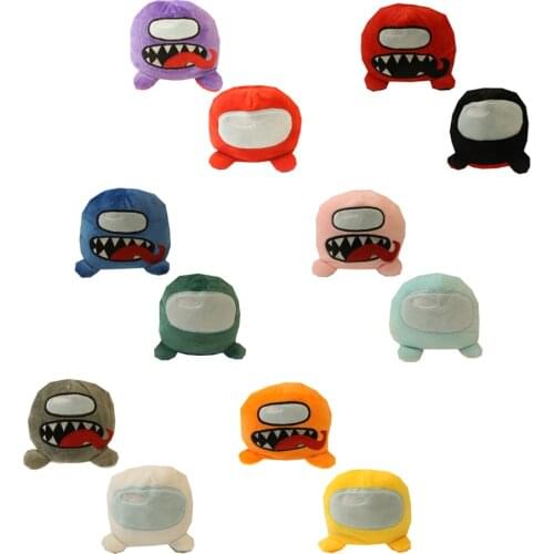 Double-sided plush toys, different bows on different sides, soft and artificial plush, have a better mood