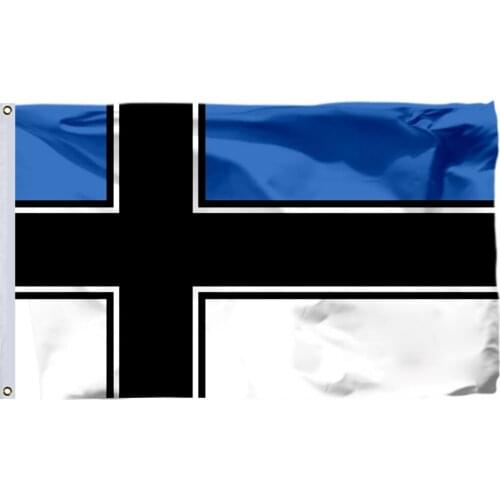 Estonia Proposed In 1919 Flag 90X150cm (3x5FT) 120g 100D High Quality Banner Free Shipping