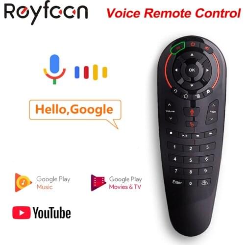 G30 Voice Remote Control Air Mouse Wireless Mini Kyeboard with IR Learning for Android TV Box PC