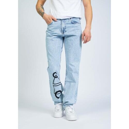 Jenalli Men's Wide Leg Jeans