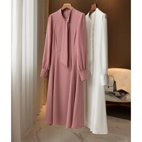 Yilu womens fashion Hepburn triacetic acid dress age reduction skirt foreign style slim womens wear 610b