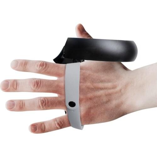 Soft Silicone Adjustable Wrist Strap Handle Fixing Belt for Oculus Quest / Rift S VR Headset Touch Controller Handle Grip