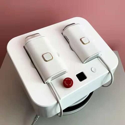 2018 new beauty product 808nm hair removal and skin rejuvenation laser epilator with two handles for home use and beauty salon