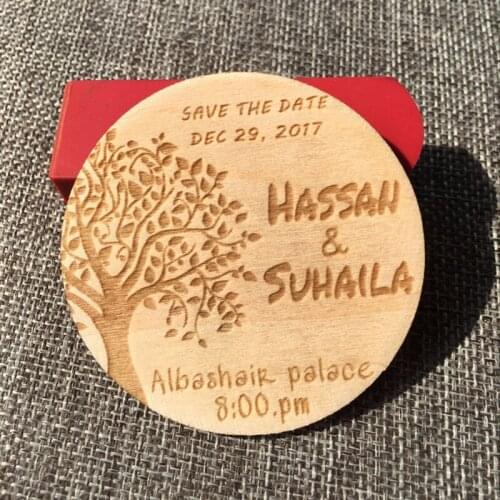 Personalized Engraved "Save The Date" Wedding invitation Wooden Tags Wedding Favor Tags Rustic Wedding Bridal Shower Favor