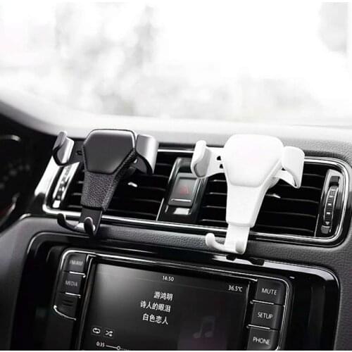 Gravity Car Mount For Mobile Phone Holder Car Air Vent Clip Stand Cell phone GPS Support For iPhone 11 XS X XR 7 Samsung Huawei