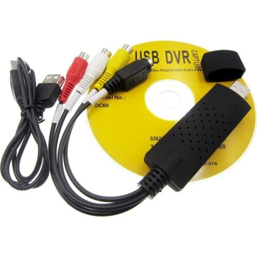 1set USB2.0 Video Adapter With Audio 1Channel and 2 Chips:STK1160+GM7113 Capture Card DVR High Quality