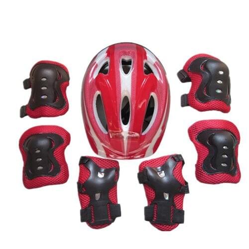 7 Pcs Skating Protective Gear Set Knee Wrist Guard Elbow pads Bicycle Skateboard Ice Skating Roller Knee Protector Guard For Kid