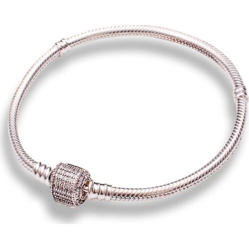 High quality 40% silver crystal Womens European Bracelet Charms Give gift to girlfriend Valentines Day present js1588