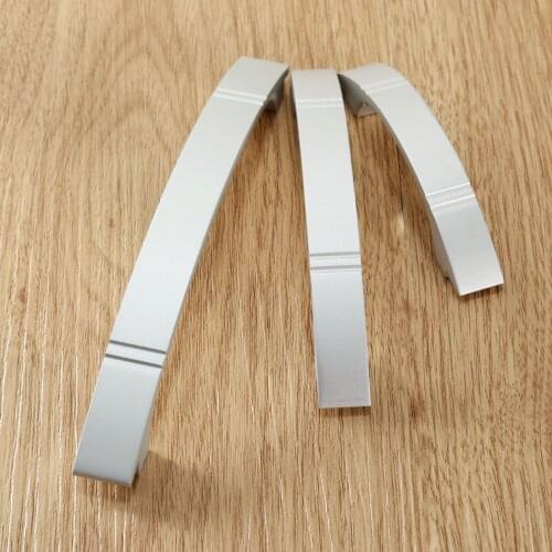 1set furniture Pulls Handle Solid Handles Knobs Matt aluminum Alloy Kitchen Cupboard Wardrobe Drawer Handle 64mm/96mm/128mm