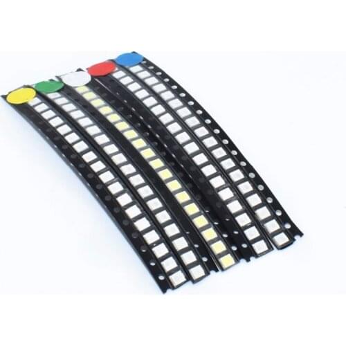 100pcs/lot 5 Colors 0603 SMD Led each 20pcs Super Bright Red/Green/Blue/Yellow/White Water Clear LED Light Diodes.New year