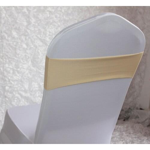 NO.12 Colors 100pcs 15×35cm Single Spandex Band/Chair Covers For Wedding Banquet Decoration
