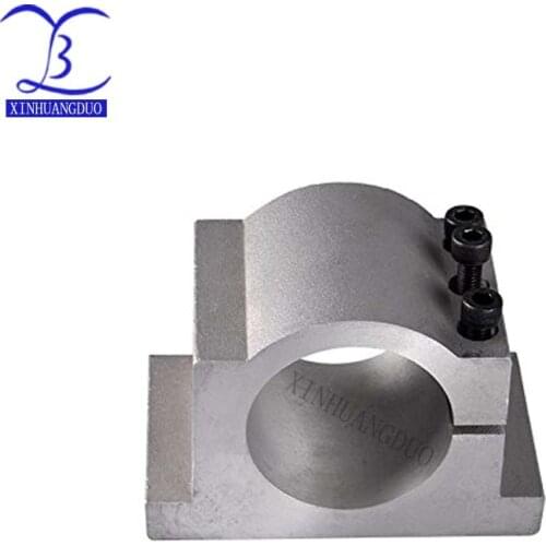 65mm spindle motor bracket seat cnc carving machine clamp motor holder cast aluminum sandblasting surface 65mm spindle motor