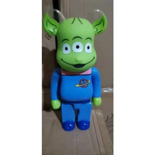 Bearbrick 28cm 400% Mike Furry 3 Eyes Monster Action Figure Home Decoration Ornaments