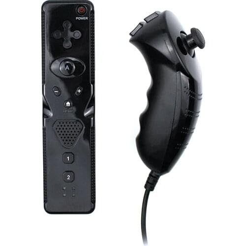 For Wii Controller Without Motion Plus Remote with Nunchuck For Nintend Wii Gamepad Wireless Joystick