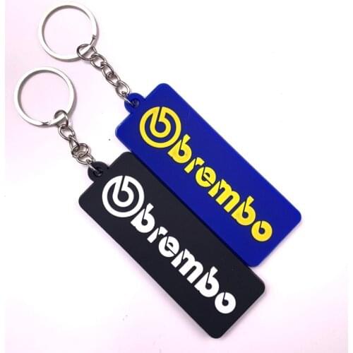 Motorcycle Rubble Keychain Double Sided For HONDA KAWASAKI BWM YAMAHA SUZUKI KTM