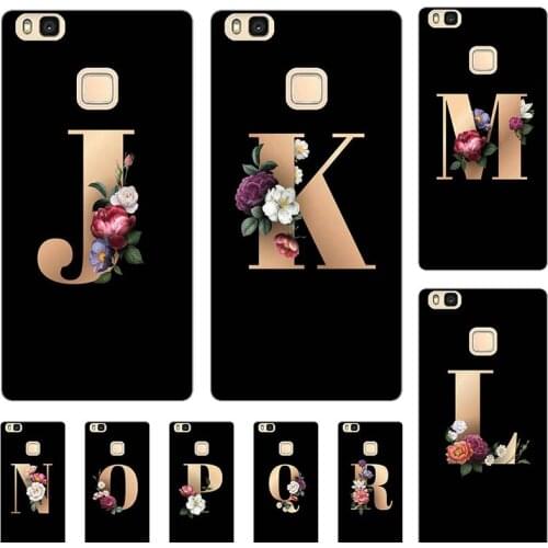 For Huawei Ascend P9 Lite G9 5.2" VNS-L21 VNS-L23 VNS-L31 VNS-L53 Case Funny Custom Name Letter Couple Cover Fashion Soft Coque