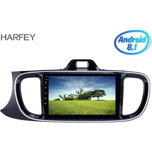 Harfey Android 8.1 Radio 9"for 2017 KIA PEGAS Left Hand Driving Car GPS Navi suppport DVR Digital TV SWC AUX RDS WIFI Bluetooth