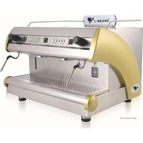 Commercial Italian semi-automatic coffee machine Double-head electronically controlled commercial coffee machine coffee maker