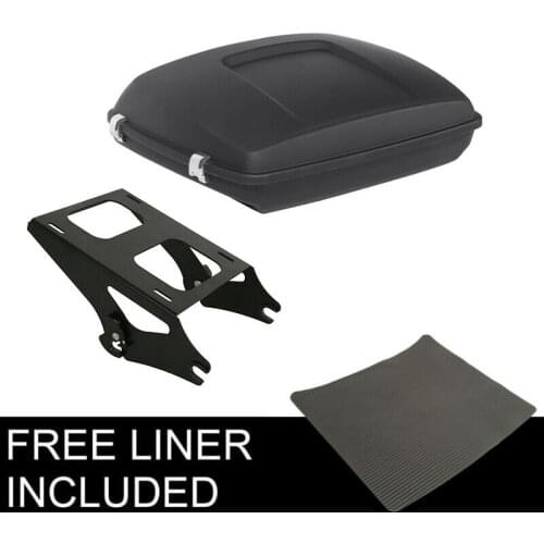 Motorcycle Razor Pack Trunk For Harley Tour Pak Touring Street Road Glide Electra Glide Road King Ultra 14-20 Matte Black