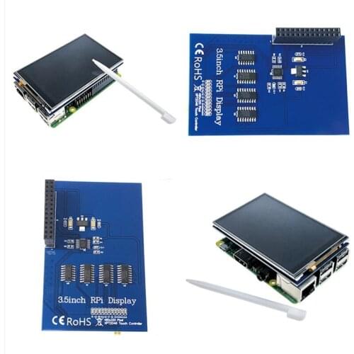 HX8357D controller 3.5 inch TFT LCD display module screen support Raspberry PI main board 320*480 with resistive touch panel