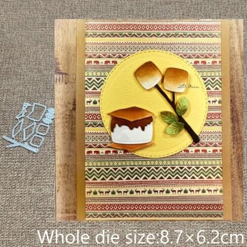 XLDesign Craft Metal stencil mold Cutting Dies dessert marshmallow scrapbook die cuts Album Paper Card Craft Embossing