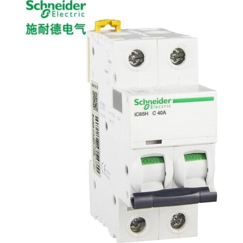 Schneider electric Mini Circuit Breaker iC65H 2p C type 1A - 63A 10kA MCB A9F28201-A9F28263