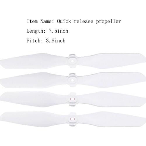 Apply To FIMI A3 RC Drone Quadcopter Spare Parts Quick-Release CW/CCW Propeller 4PCS Original Genuine Accessories In Stock