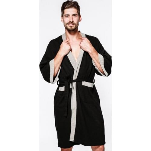 Negroke Men's Waffle Robes