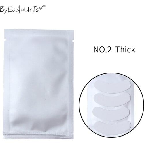 No.2 Thick Soft Lint-free Surface Hydrogel Eye Patch for Eyelash Extension 10packs Eye Pads Hydrogel Patches for Lash Extensions