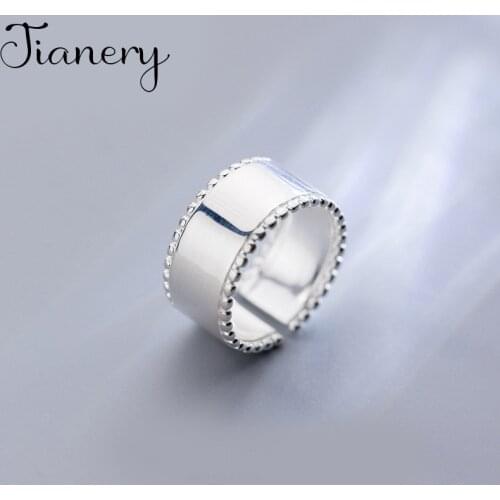 Charming Boho Korean Open Adjustable Size Round Rings for Women Wedding Ring Jewelry Valentines Day GIFT